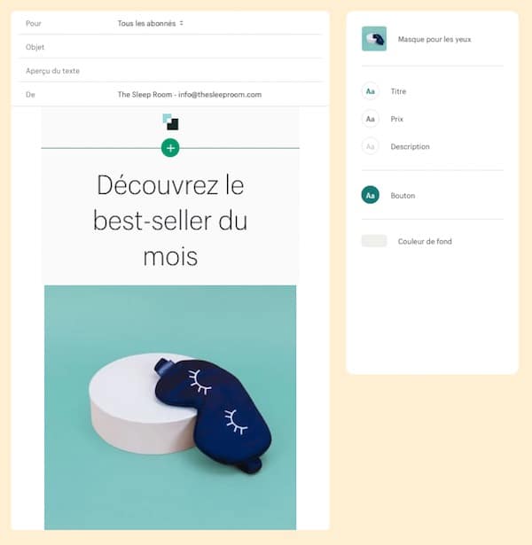 La nouvelle fonction « Shopify Email »