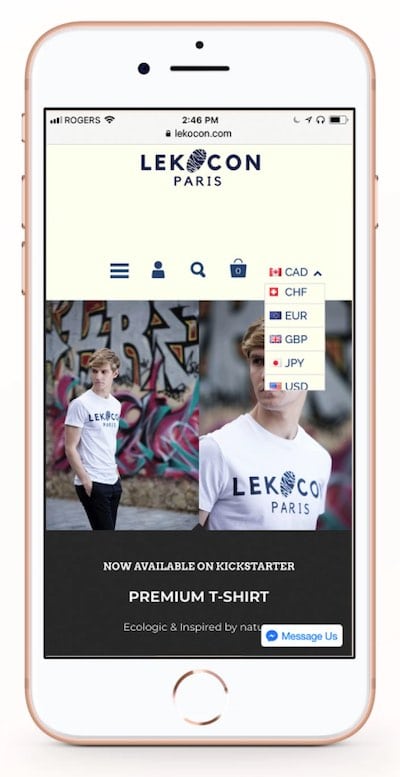 Vendre dans plusieurs devises avec l’application Bold Multi-Currency