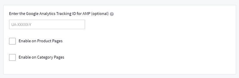 Il suffit de cocher une case pour activer le format AMP sur BigCommerce.