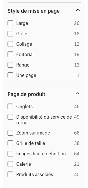 Choisir un modèle Shopify