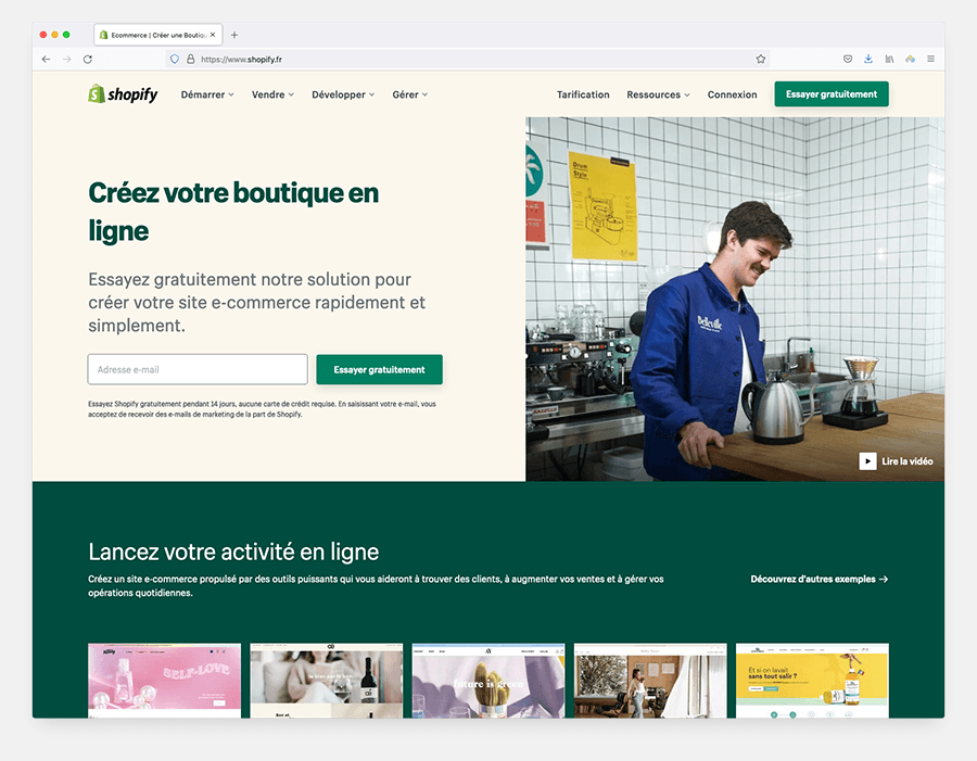Shopify a toujours été présenté comme une solution e-commerce