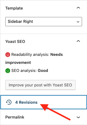 Utiliser la fonctionnalité de versioning de contenu intégrée dans WordPress