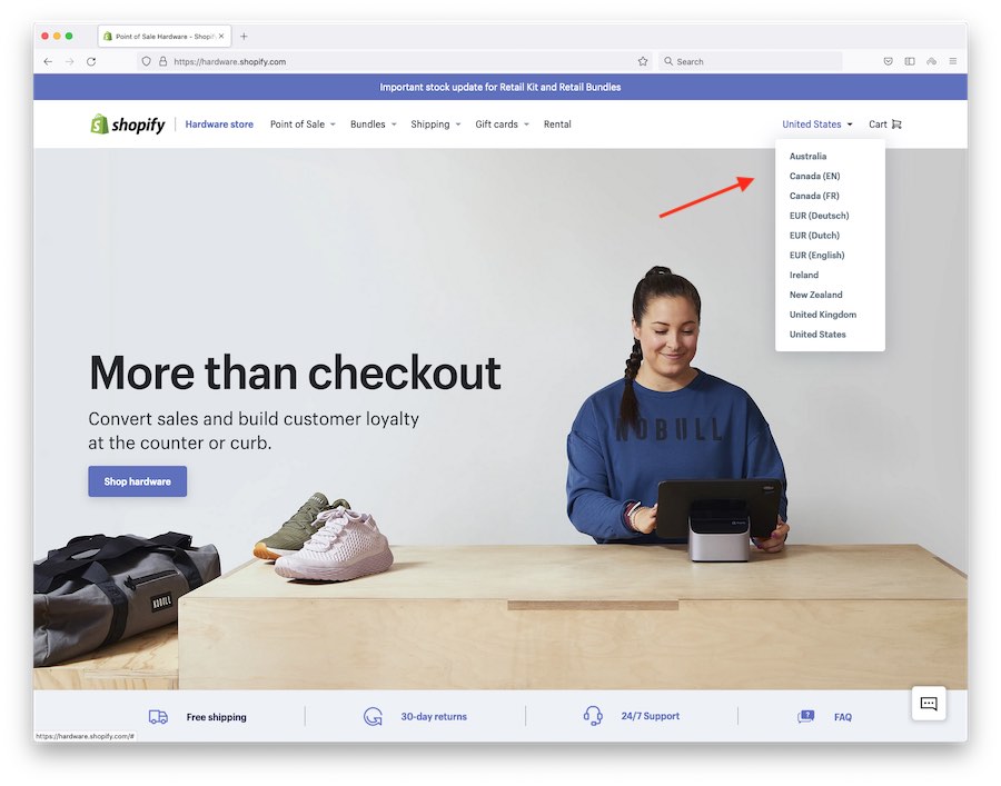 Le Hardware Store de Shopify