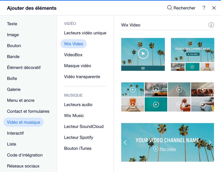 Wix Video