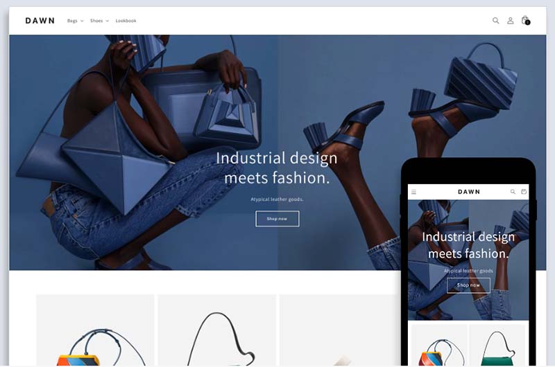 Le thème « Dawn » de Shopify