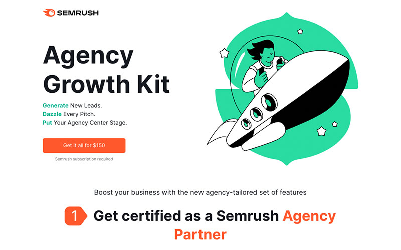 Kit de croissance des agences de Semrush