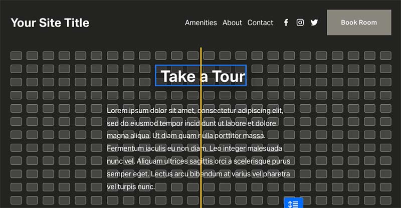 Utiliser les « guides intelligents » dans Squarespace