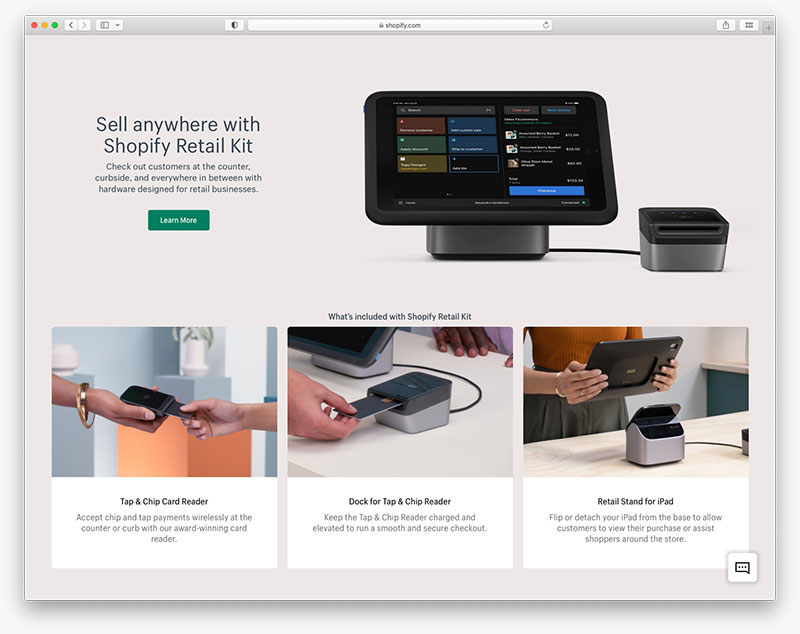 Le kit de vente Shopify PDV
