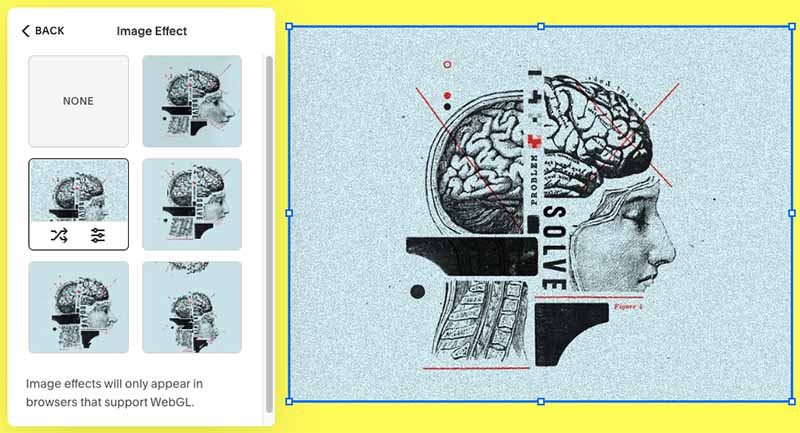 Appliquez des effets aux images avec Squarespace