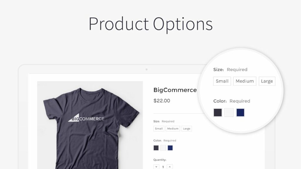 Product options in BigCommerce