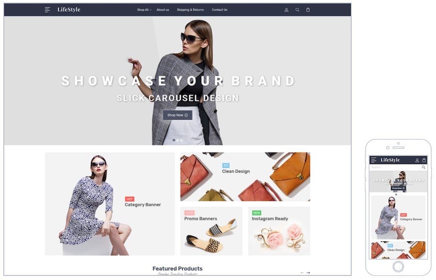 A Bigcommerce online store template