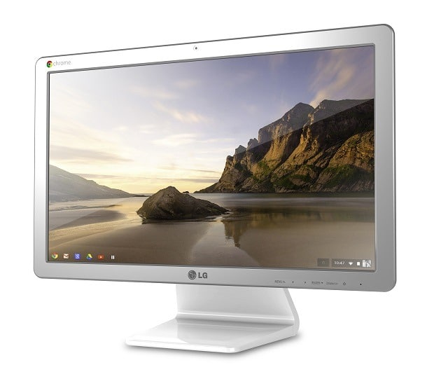 A Chromebase — an 'all-in-one' computer that runs Chrome OS.