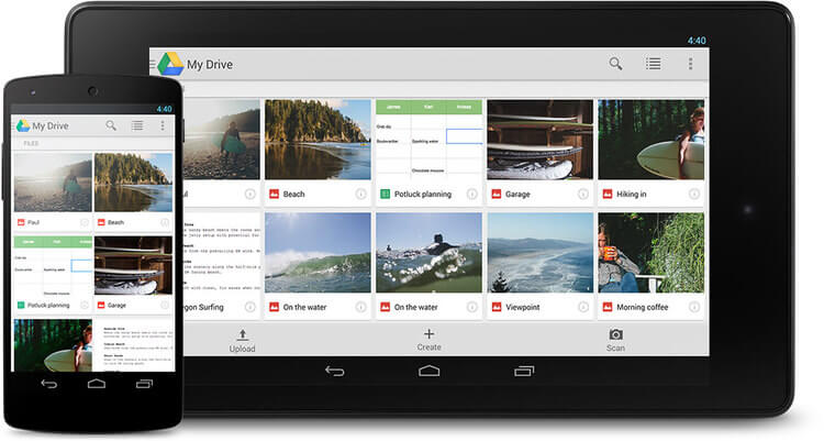 Google Drive, part of the Google Workspace productivity suite