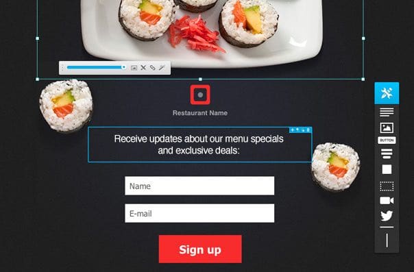 Landing page creator.