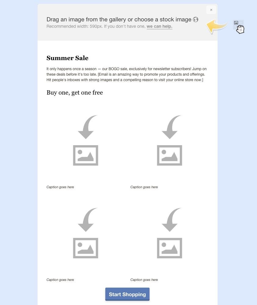 In Mad Mimi, you’re dealing less with “templates” and more with “layouts”