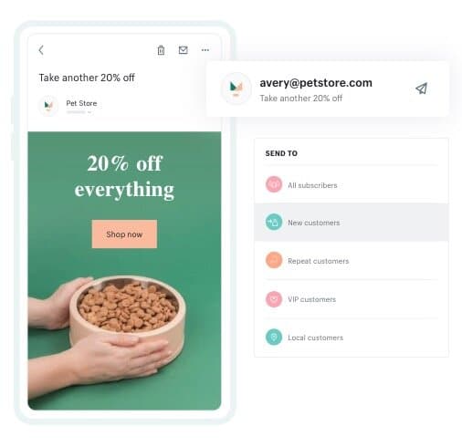 Testing an e-newsletter on a smartphone
