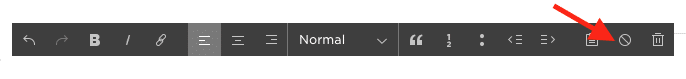 Using the ‘remove text style’ option in Squarespace to clean up your GDPR compliant legal documents