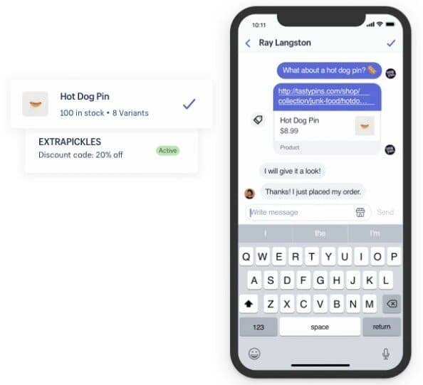 Shopify's 'Ping' app