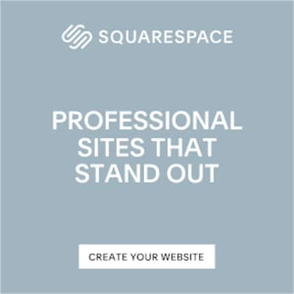 Squarespace banner ad