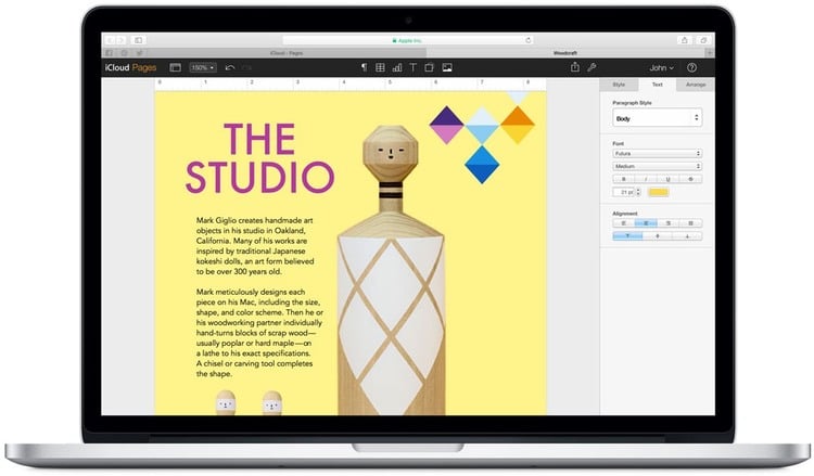 iWork from Apple - a key alternative to Microsoft office and Google Workspace (G Suite)