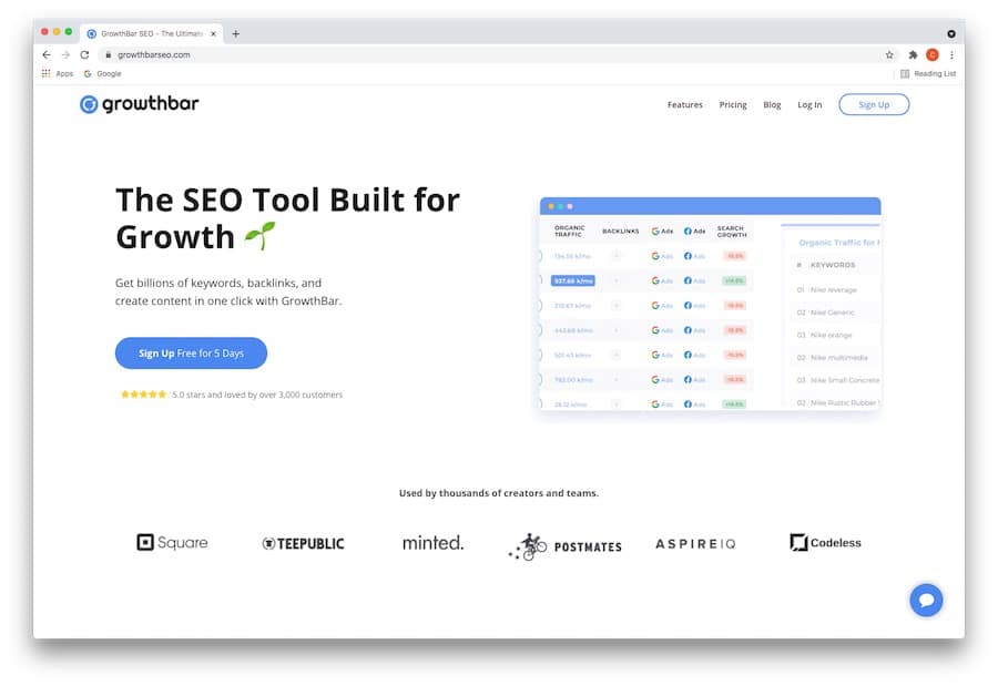 GrowthBar