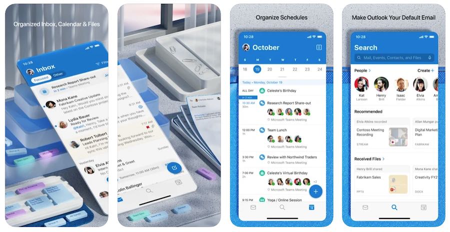 The Microsoft 365 mobile app for Outlook