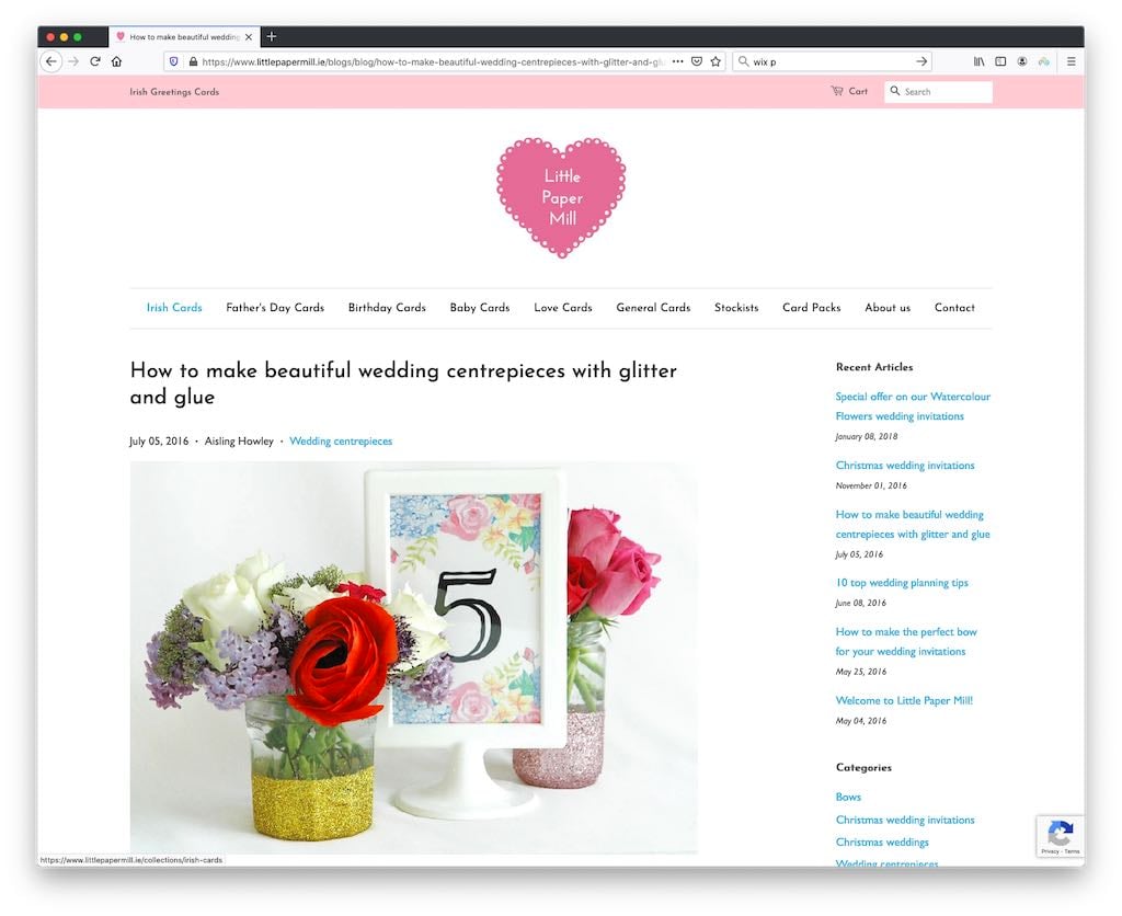 Blogging with Shopify