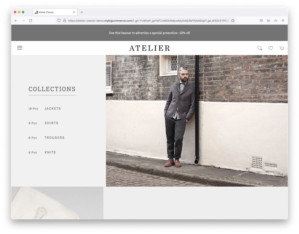 Atelier theme for BigCommerce