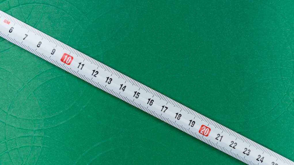 Content length matters (image of a measuring tape)