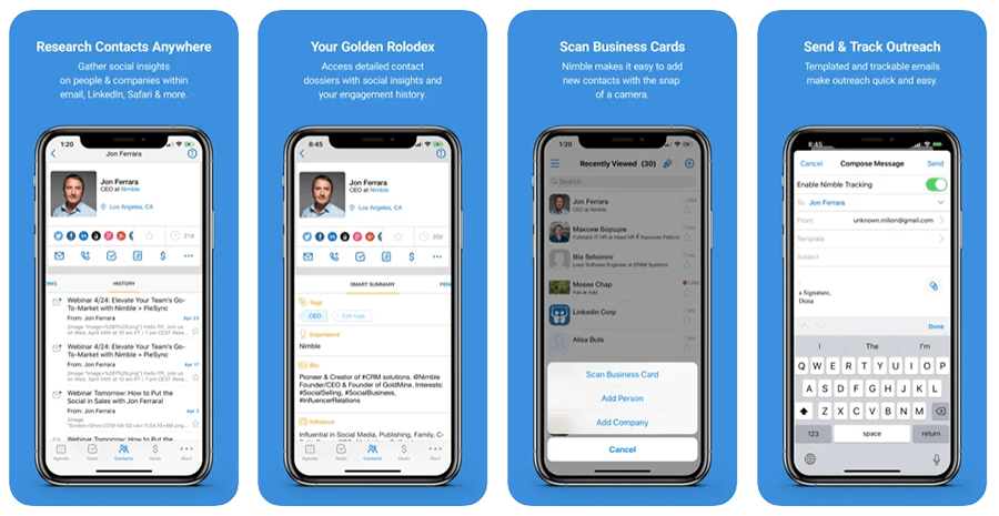 Nimble iOS app