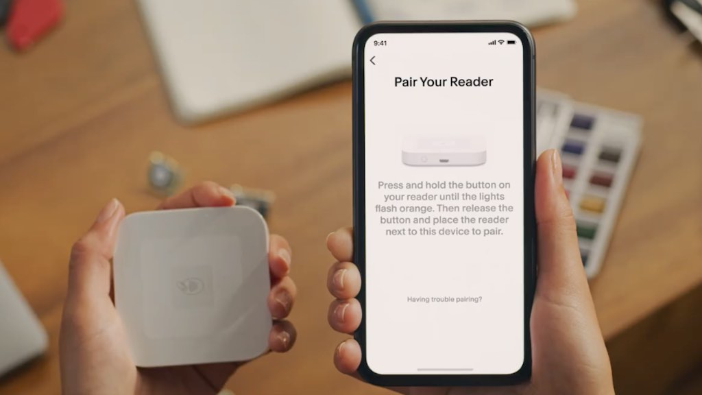 Point of sale using Square hardware