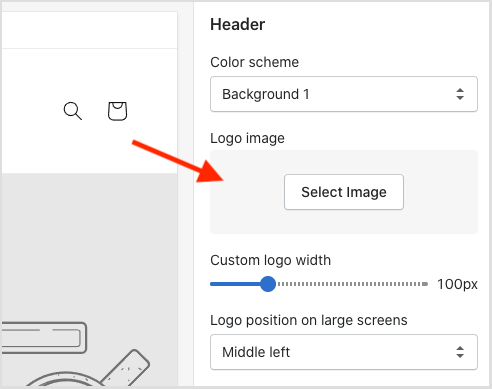 How to add a Shopify logo to a Shopify store