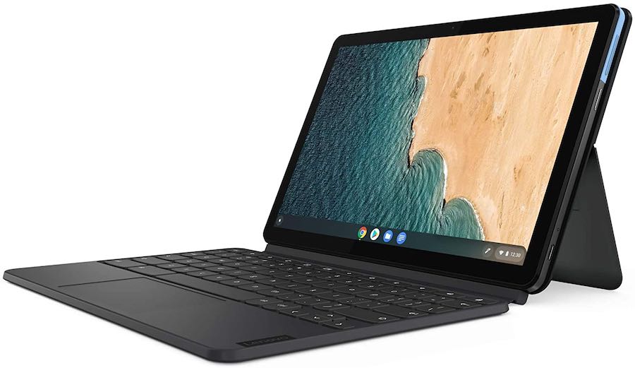 The Lenovo Chromebook Duet is a two-in-one tablet / laptop device