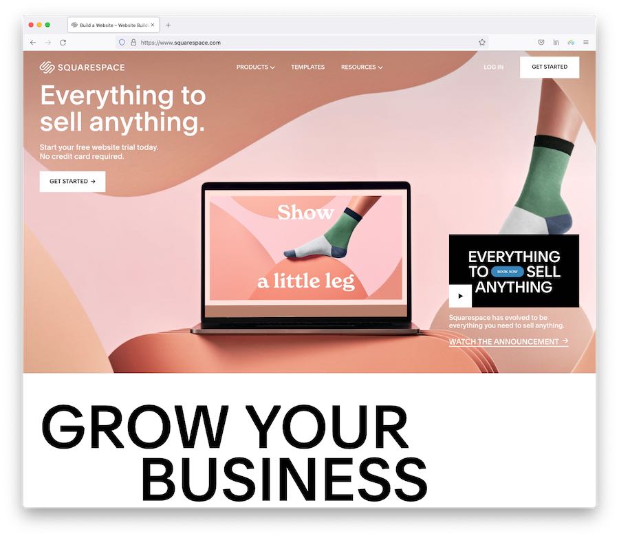 Squarespace gives you a lot of built-in e-commerce tools