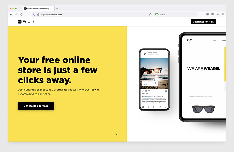 The Ecwid platform