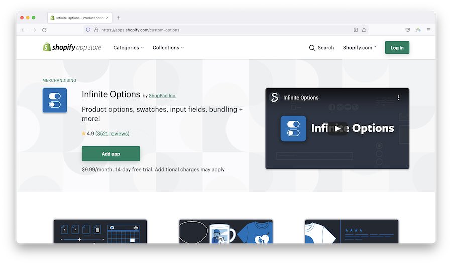 Infinite Options app