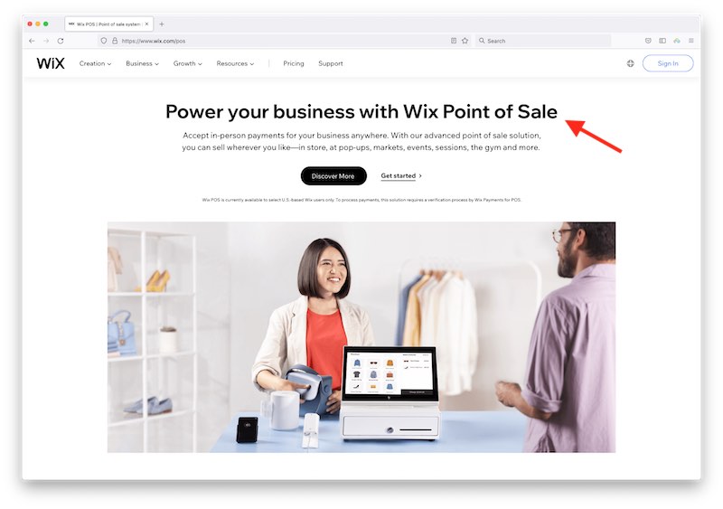 Wix's new point-of-sale solution