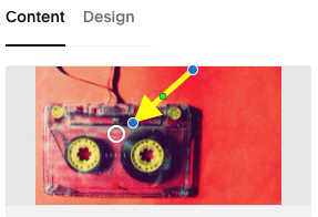 Setting an image's 'focal point' in Squarespace