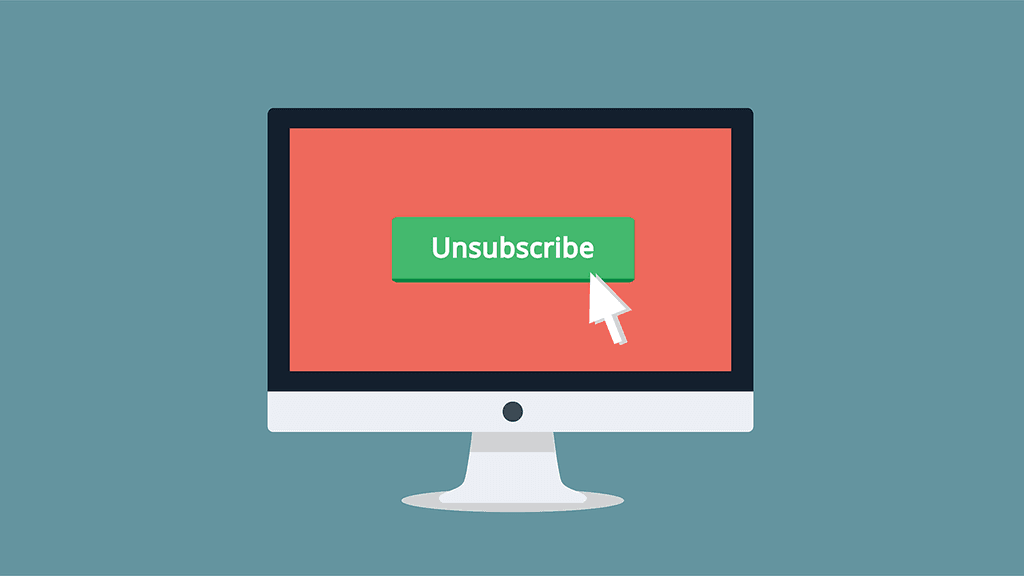 Unsubscribe button