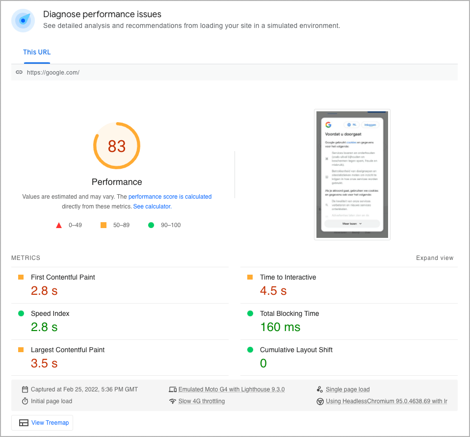 Google's PageSpeed Insights tool can help you find ways to improve the loading times of your website