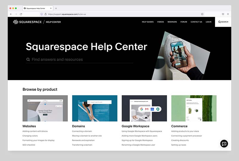 The Squarespace Help Center