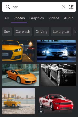 Canva Pro unlocks a huge stock photography library