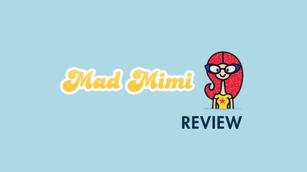 Mad Mimi review (logo plus 'review' text)