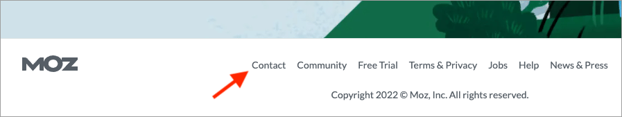 Moz contact details
