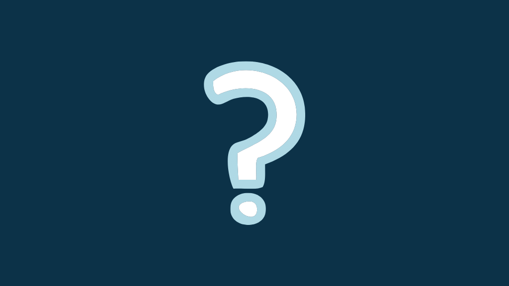 Question mark graphic
