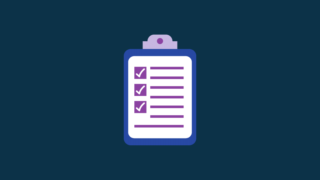 Content plan (image of a clipbooard