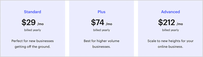 Pricing for the Webflow 'Ecommerce' plans.