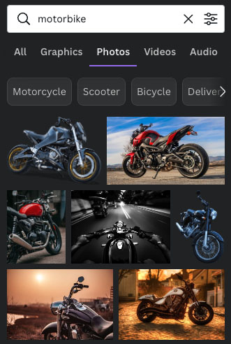 Canva Pro unlocks a huge stock photography library.