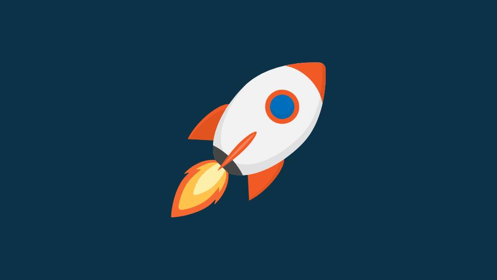 Launching your new business (image of a rocket)