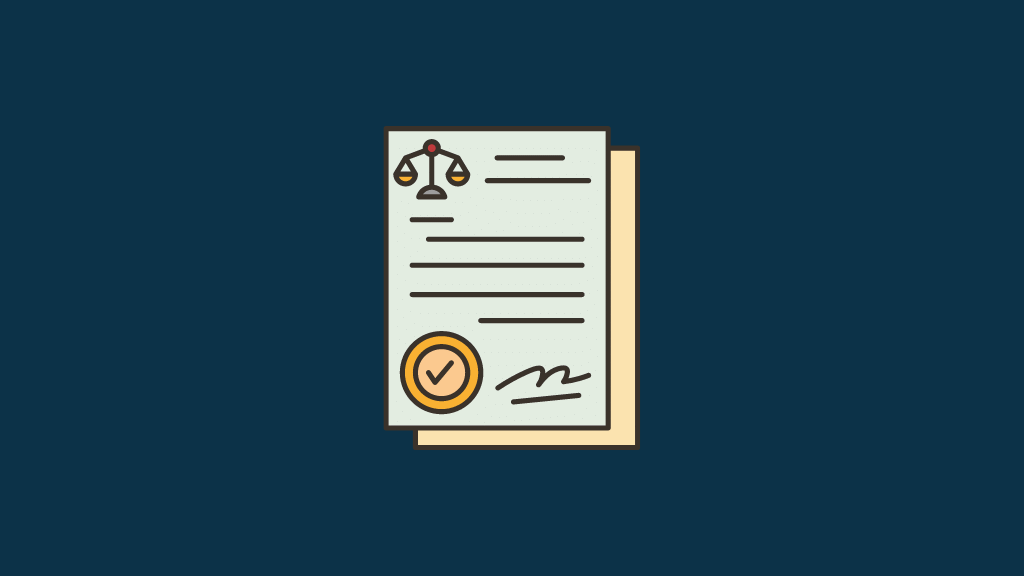 Legal structure (image of a contract)